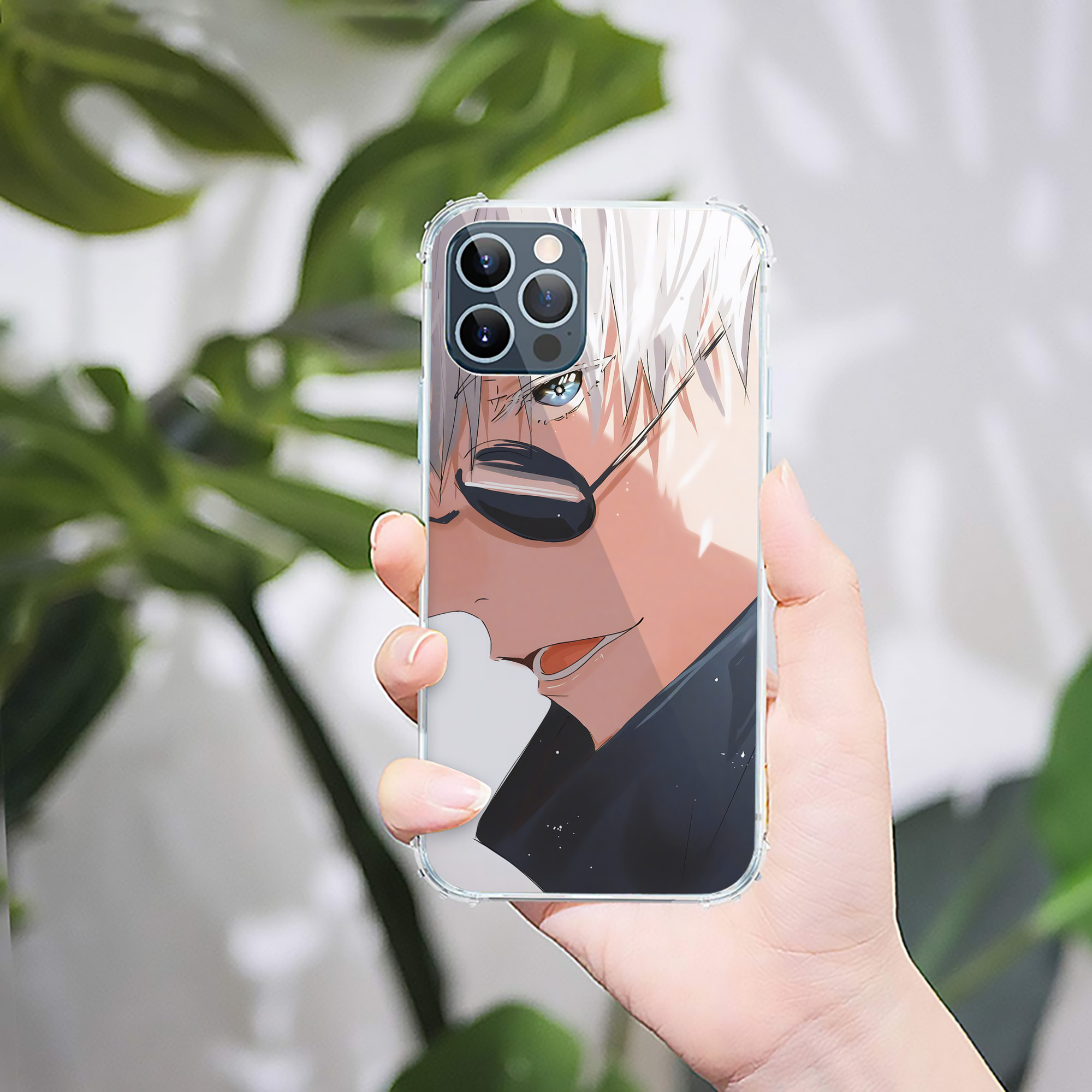 （画像用） 呪術廻戦 Jujutsu Kaisen 【iPhone 12シリーズ対応】透明スマホケース（クリアソフトケース）
